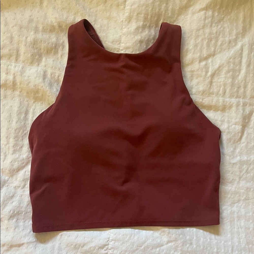 Athleta Women's Burgundy Sleeveless Top